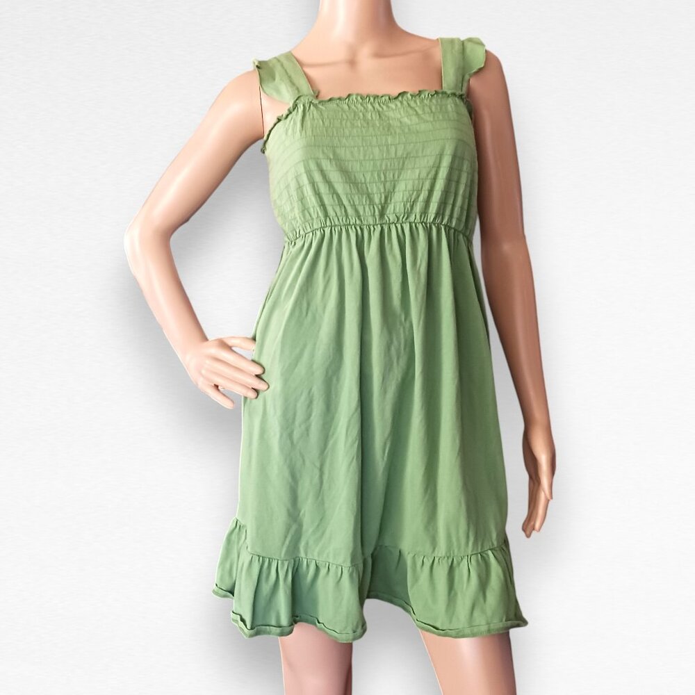 Green Maternity Sun Dress